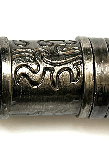 Garden Mile Walking Stick, Cane Vintage Style Dog's Head Walking Stick Mobility Aid, Victorian Look Silver Pewter Black Walking Cane Antique Style Silver Pewter