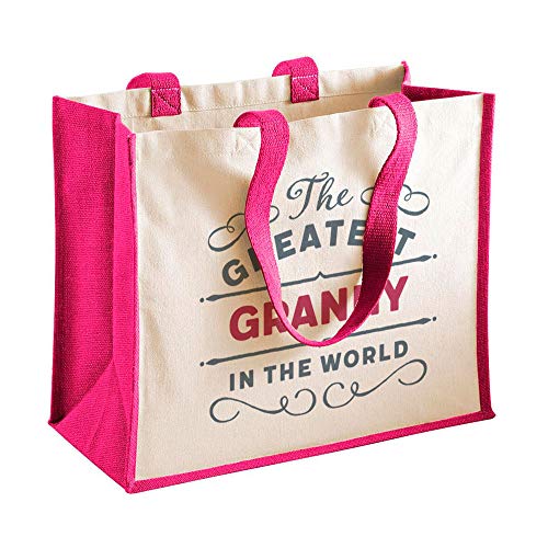 Granny Gift Birthday Bag Personalised Present Fantastic Christmas Xmas Gift Funny Novelty Keepsake (Fuchsia)
