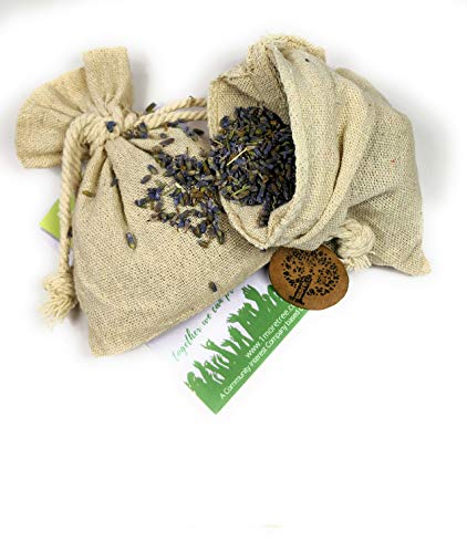 handmade 2 Linen Lavender Bags Natural Fragrant Sachets Aroma Moth Repellant