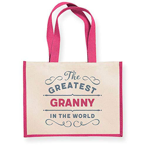 Granny Gift Birthday Bag Personalised Present Fantastic Christmas Xmas Gift Funny Novelty Keepsake (Fuchsia)