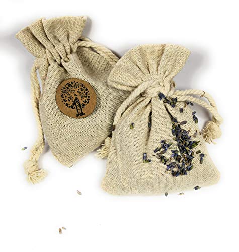 handmade 2 Linen Lavender Bags Natural Fragrant Sachets Aroma Moth Repellant